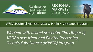 Celebrity WSDA Regional Markets webinar with USDA's Meat & Poultry Processing Technical Assistance (MPPTA) Net Worth