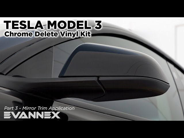 Tesla Model 3 Chrome Delete, Tesla Model 3 Accessories