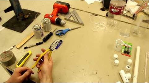 How to build a water bottle rocket launcher  Part 1 of 2