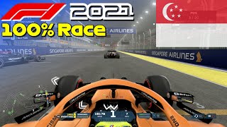 F1 2021 - Let's Make Norris World Champion #16: 100% Race Singapore