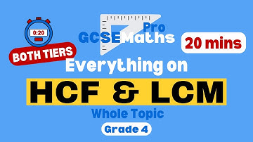 EVERYTHING HIGHEST COMMON FACTOR & LOWEST COMMON MULTIPLE Inc. PRIME FACTORS | GCSE Maths Pro
