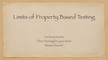 Limits of Property Based Testing