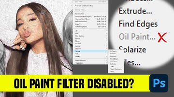 Fix: Oil Paint Filter Disabled / Greyed Out?