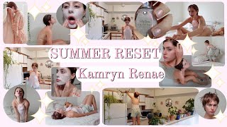 SUMMER RESET👙 self care, cleaning, workout, getting my life together