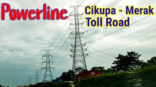 Powerline Towers around Cikupa - Merak Toll Road
