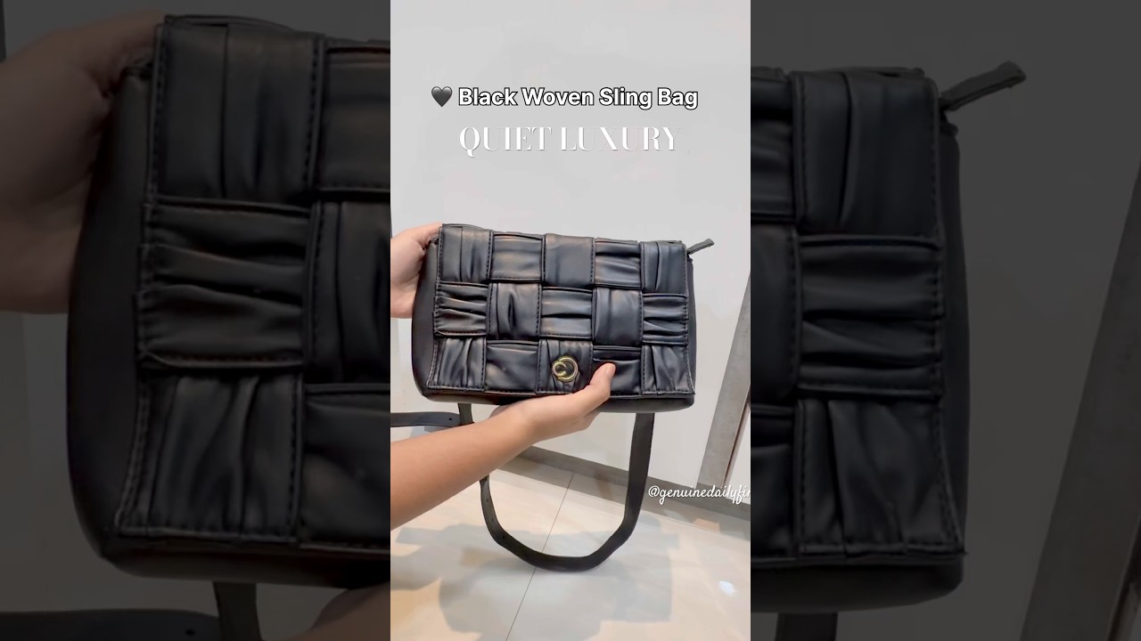 Quiet luxury sling bag 🖤 Minimal, classy & timeless