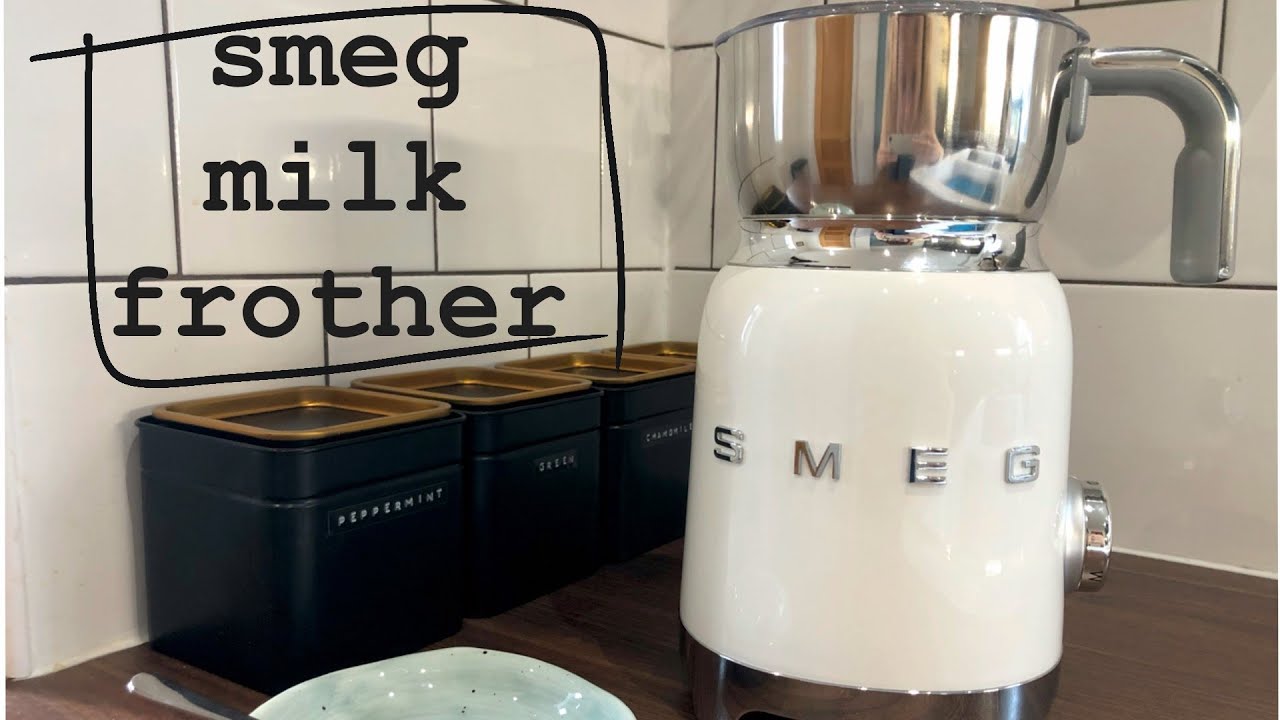 Whisking up café-quality froth with Smeg's milk frother