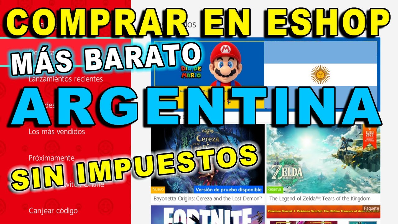 Finalmente! 🥳👌 Ya está disponible Nintendo eShop en Argentina