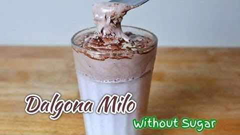 Dalgona Milo WITHOUT SUGAR 😍 | Recipe