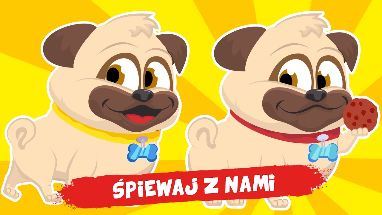 ŚPIEWAJ Z NAMI! - DZIESIĘĆ MOPSÓW - Śpiewające Brzdące Piosenki Dla Dzieci 😄😄😄