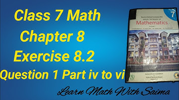 Class 7 Math Chapter 8 Ex 8.2 Q 1 (Part iv to vi) | Linear Equation | Class 7 Math Chapter 8 