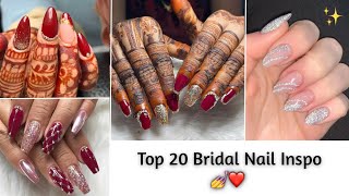 Elegant Bridal Nail Extensions | Must-See Designs for Weddings 💅🏻🌸 screenshot 3