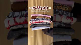 Meesho Oversized T-Shirt Haul Under ₹300 👕 Affordable Street Style #shorts #meeshofinds