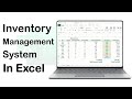 How to create Inventory Management System in Microsoft Excel