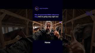 This Al-generated Bible influencer vlog trend is going crazy right now #artificialintelligence #ai