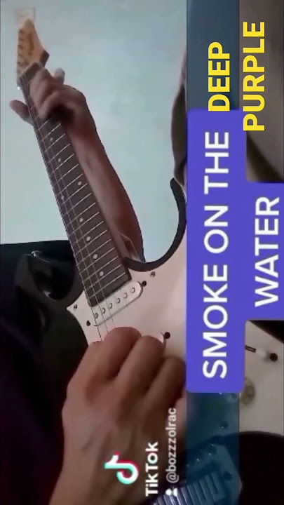 SMOKE ON THE WATER by Deep Purple #guitar #instrumental #metal #rockstar #slowrock #acoustic #rnb