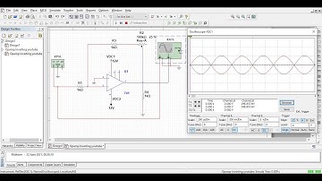 OPAMP INVERTING AMPLIFIER IN MULTISIM