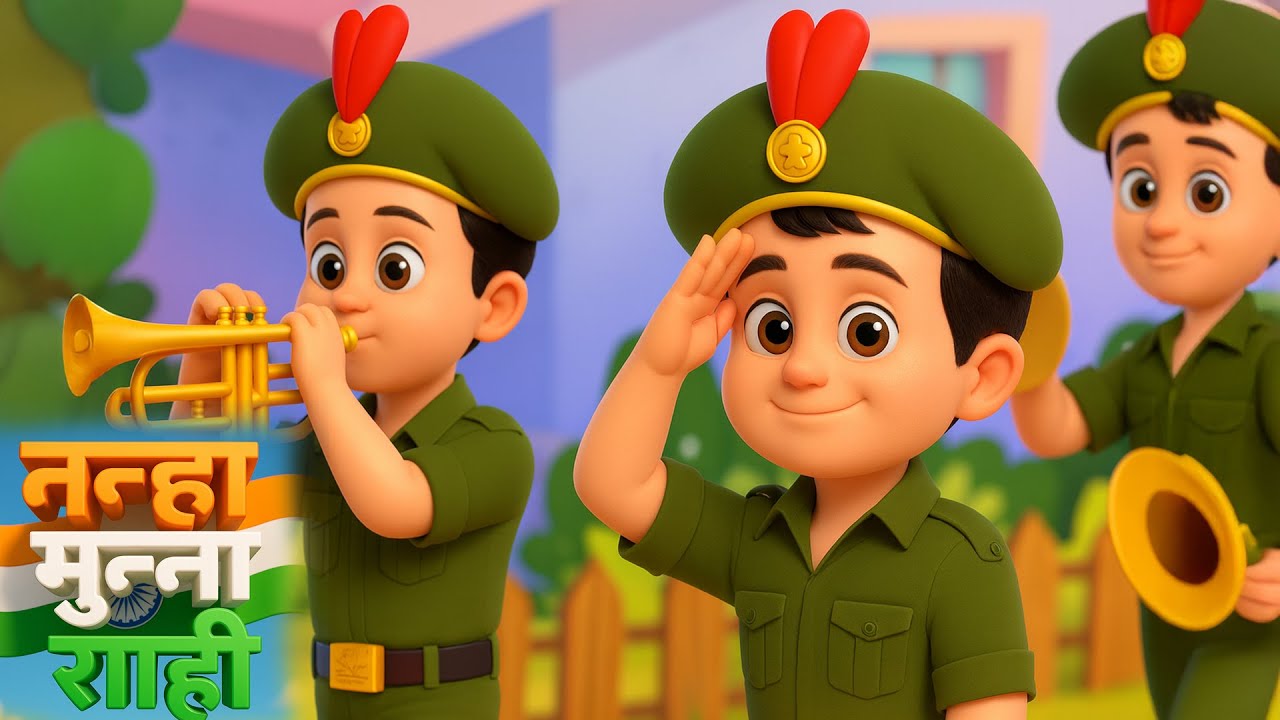 नन्हा मुन्ना राही - Nanha Munna Rahi Hoon | Independence Day 2025 | Patriotic Hindi song | Kids Song