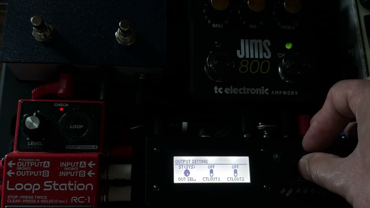 Remote control (midi/footswitch) mod for JIMS 800 (Boss MS-3 Demo)