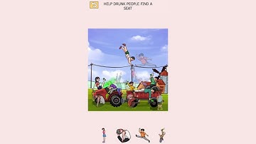 Tricky Twist Puzzle - Level 88 Help drunk people a seat || Solution