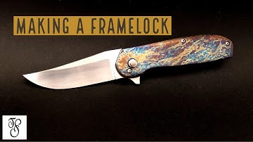 Making a titanium Framelock knife