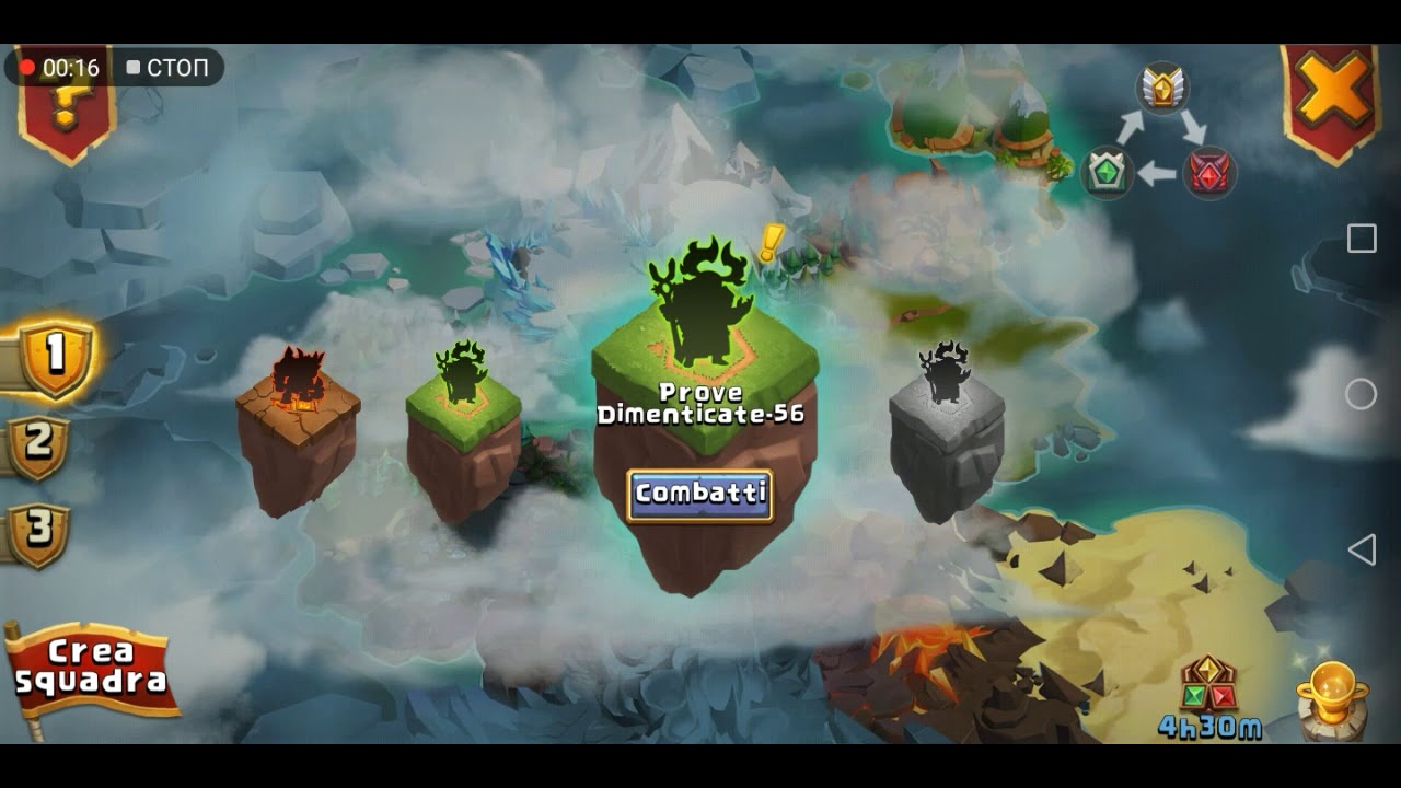 Forgotten Trial  55-56-57 ♨️VICTIRY♨️/ EROI / SETTAGGI / Castle Clash