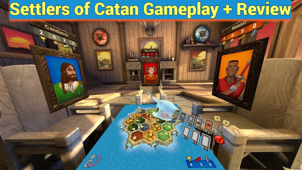 regulere lade som om træfning Settlers of Catan VR Oculus Quest 2 Gameplay + Review - Board Games Done  Right in VR! - YouTube