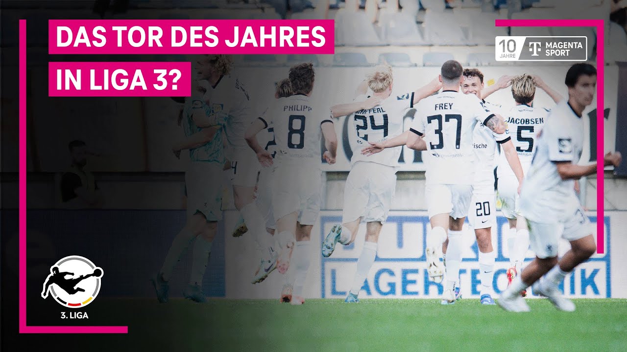 Thore Jacobsen und sein 60-Meter-Tor | 3. Liga | MAGENTA SPORT