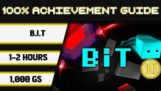 B.i.t 100% Achievement Walkthrough * 1000GS in 1-2 Hours *