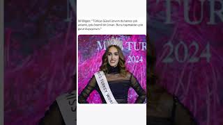 İdil Bilgen Türkiye Güzeli Ünvanı Da Bence Çok Anlamlı, Çok Önemli Bir Ünvan.