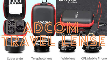 adcom 8in1 mobile lens // review // unboxing