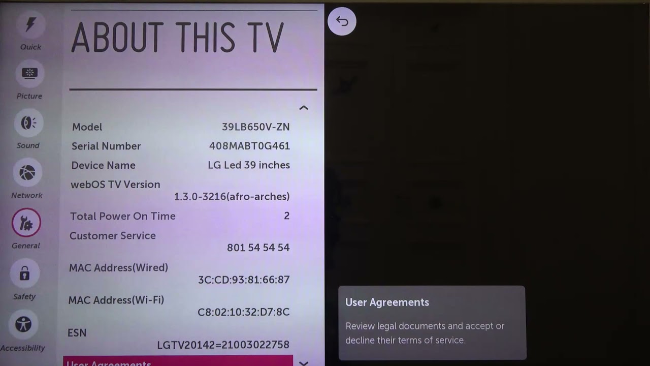 Разрешение телевизора lg. LG телевизор в меню номер модели. Как узнать модель ТВ LG. Как узнать модель ТВ LG В меню. LG это сколько.