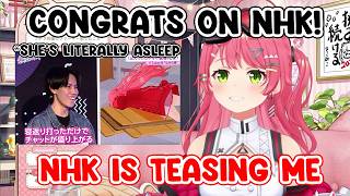 Miko Embarred By Her Sleeping Clip On Nhk