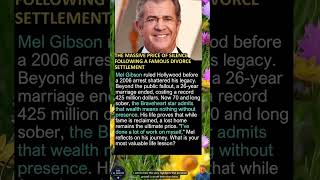Famous The Massive Price Of Silence Following A Famous Divorce Settlement Profile