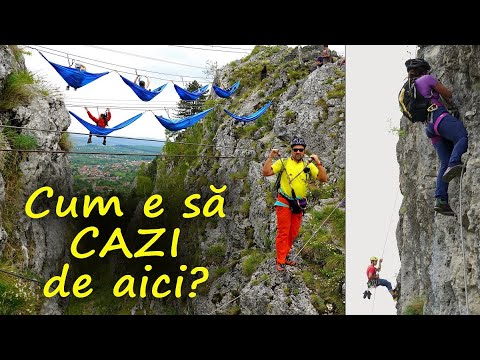 Video: Via Ferrata: Urcarea Munților Pe 