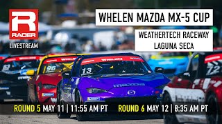 Mazda MX5 Cup 2024 | Round 6  WeatherTech Raceway Laguna Seca | Livestream