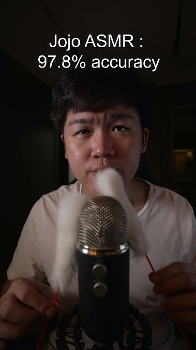 Jojo ASMR 97.8% accuracy #asmr