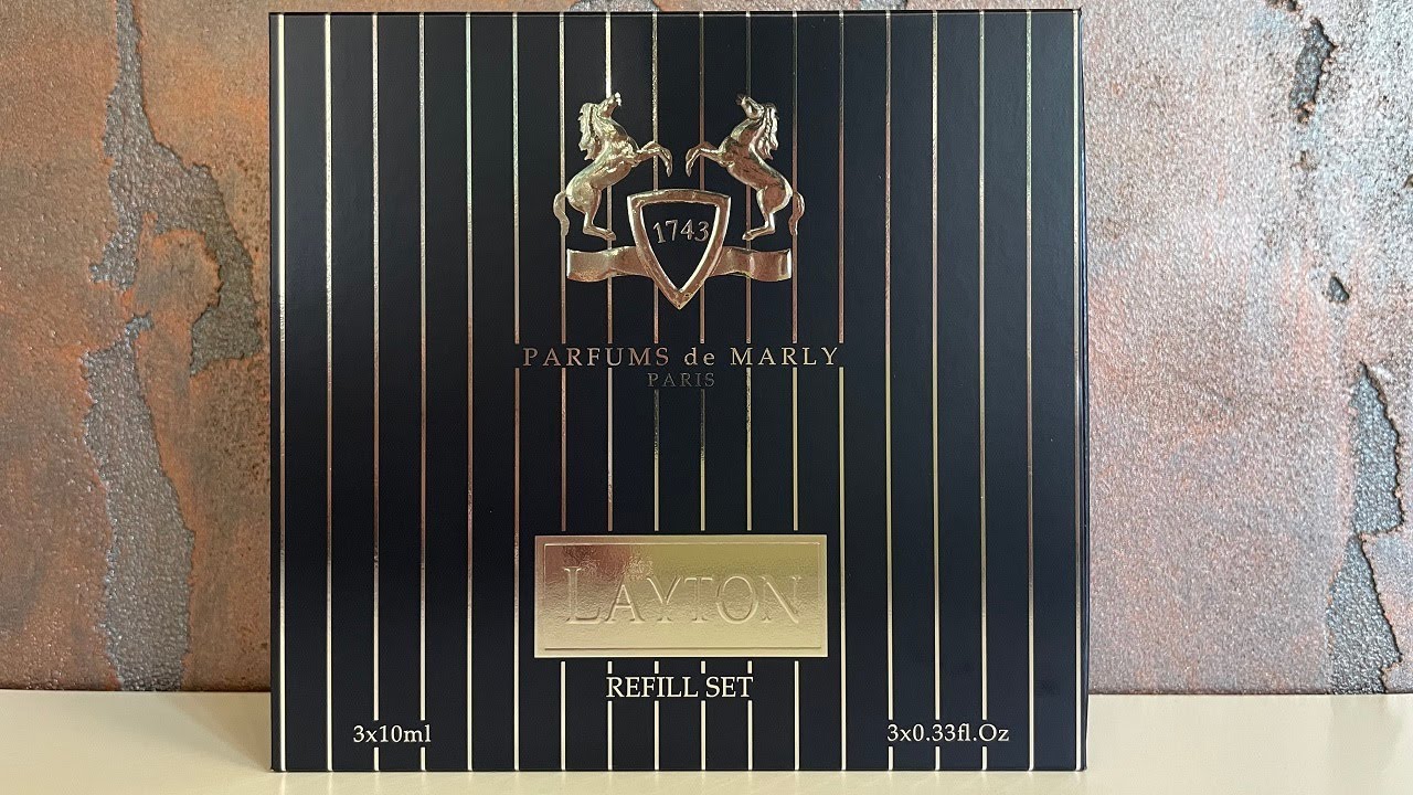 Распаковка парфюма Parfums de Marly Layton Refill set от магазина AROMA BUTIK
