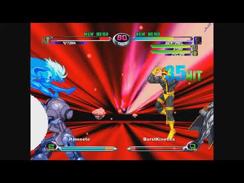 MvC2: Khaos - Sentinel GB to Fast Fly to Full Team Matrix DHC kill combo