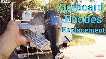 How to Replaced Anodes on a Yamaha Outboard 200 hp Engine and Similar Models