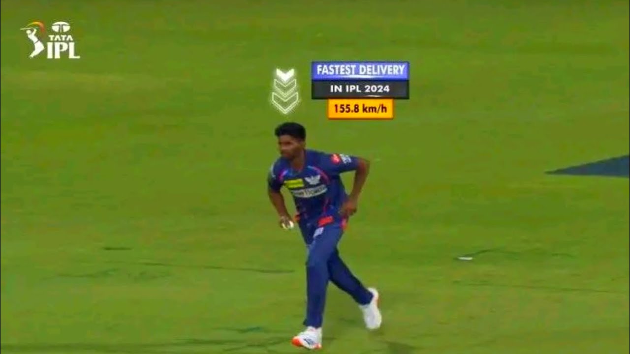 Mayank Yadav 157kmph Ball Today vs C Green  Mayank Yadav Bowling Todays Match vs RCB  RCB vs LSG