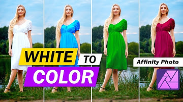 Turn White into Any Color in Affinity Photo