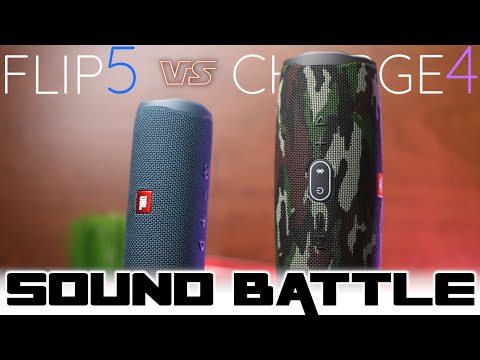 JBL Flip 5 vs Charge 4 :Sound Battle -The real sound comparison