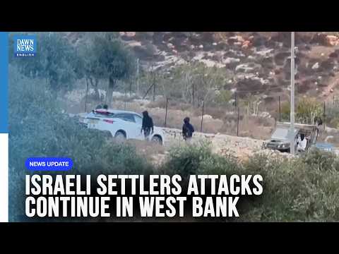 Israeli Settlers Attack Palestinians, European Diplomats in West Bank | Dawn News English