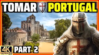 Tomar, Portugal: The Amazing Knights Templar Castle & Convent! (Part 2) [4K]