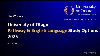 Webinar Recording: Pathway & English Language Study Options for International Students
