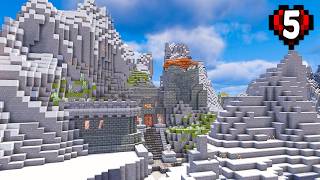 I Built The PERFECT DWARVEN Starter House In Hardcore Minecraft