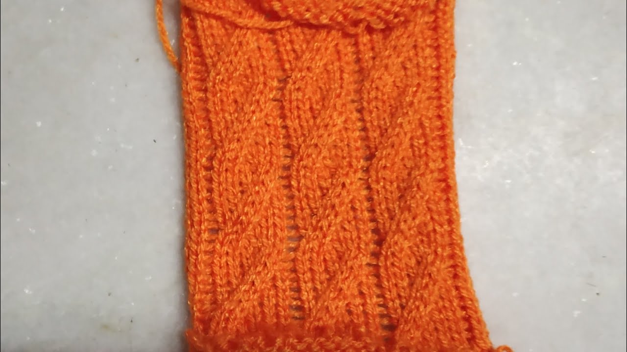 Knitting design in knitting machine #27 (निटिंग मशीन में स्वेटर डिजाइन #27)