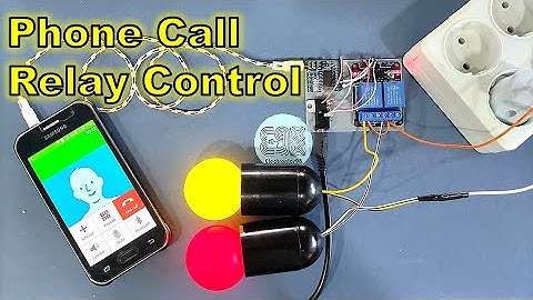 Relay control via phone call