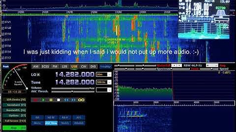 Xiegu G90  Panadapter with HDSDR Software